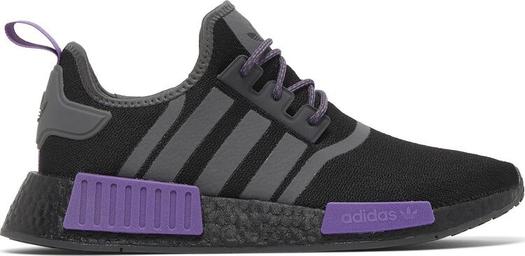 Кроссовки Adidas NMD_R1 'Black Active Purple', черный