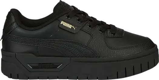 Кроссовки Puma Cali Dream Leather Jr Triple Black, черный