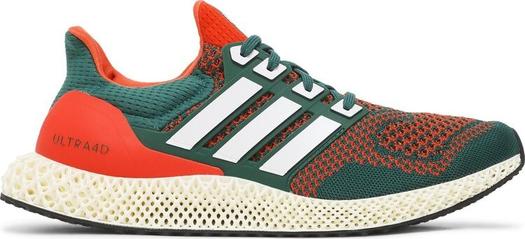 Кроссовки Adidas Ultra 4D 'Miami Hurricanes', зеленый