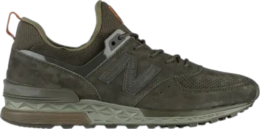 Кроссовки New Balance 574 Sport, оливковый