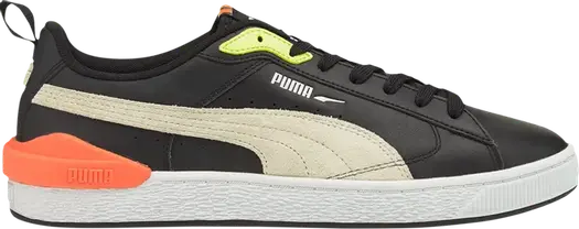Кроссовки Puma Suede Bloc Black Ivory Glow, черный