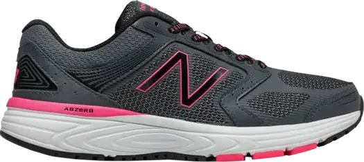 Кроссовки New Balance Wmns 560v7 'Gunmetal Pink', серый