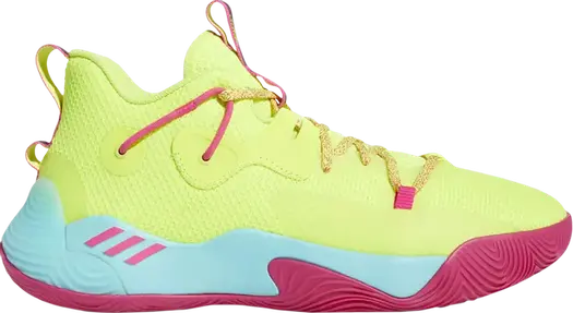Кроссовки Adidas Harden Stepback 3 'Solar Yellow Shock Pink', желтый