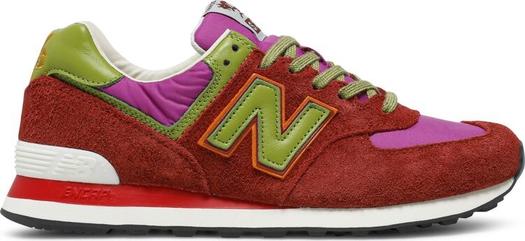 Кроссовки New Balance х Stray Rats 574, красный