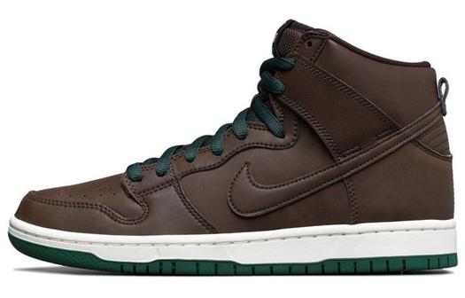 Кроссовки Nike SB Dunk High, коричневый