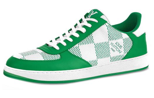 Кроссовки LOUIS VUITTON Lv Rivoli Sneakers 'Green With Plaid'