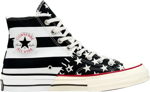 Кроссовки Converse Chuck 70 Archive Restuctured Stripes, черный