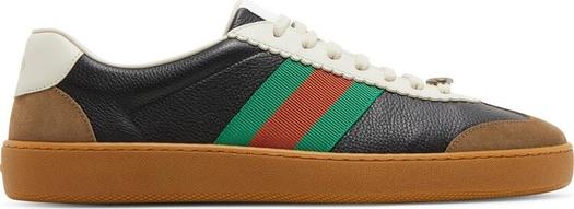 Кроссовки Gucci G74 Web Low Black, черные