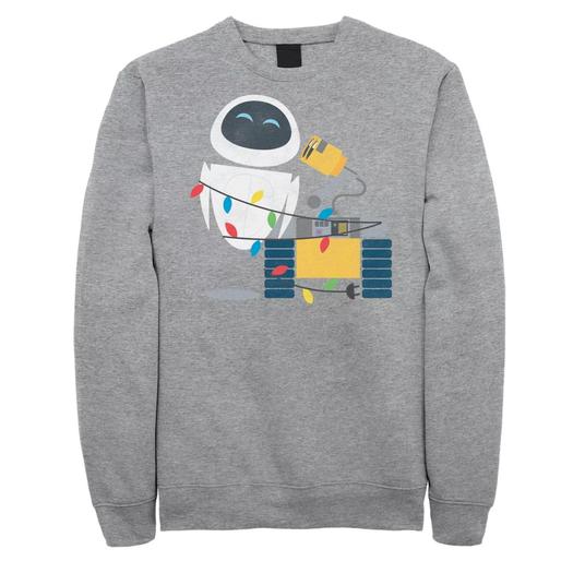 Мужской свитшот с запахом Disney/Pixar Wall-E Eve Christmas Light Licensed Character