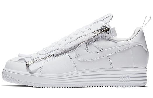 Кроссовки для скейтбординга Nike Lunar Force 1 с молнией, белый