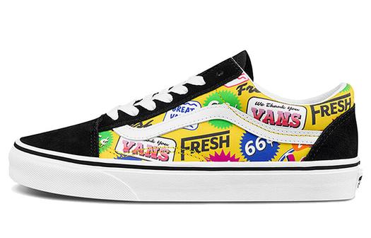 Кроссовки Vans Old Skool Colored Letters Multicolor Multi-Color
