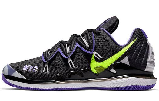 Кроссовки Nike Air Zoom Vapor X Kyrie 5, черный/фиолетовый/зеленый