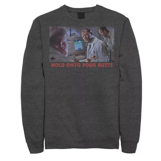Мужской свитшот с фотографией Doctor Ray Arnold Hold Onto Your Butts Jurassic Park