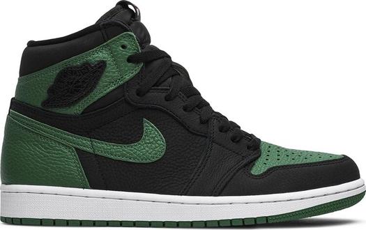 Кроссовки Air Jordan 1 Retro High OG Pine Green 2.0, черный