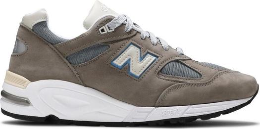 Кроссовки New Balance 990v2 Made in USA 'Steel Blue', зеленый