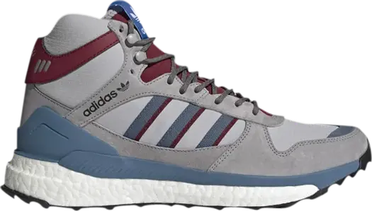 Кроссовки Adidas Human Made x Marathon Free Hiker 'Clear Onix Burgundy', серый