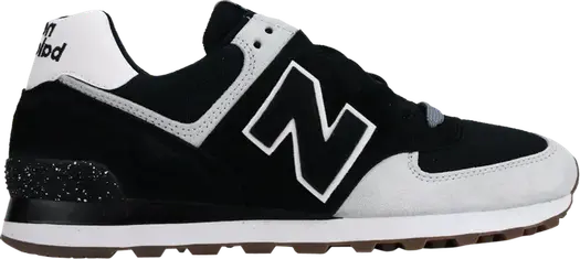Кроссовки New Balance 574 Made in USA, черный/белый