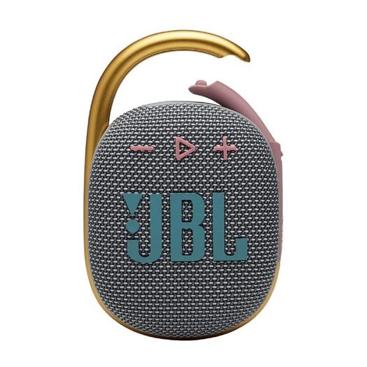 Акустическая система JBL, Clip 4, портативная водонепроницаемая колонка, серый