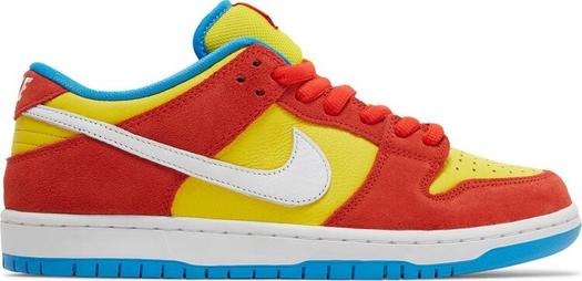 Кроссовки Nike Dunk Low Pro SB 'Bart Simpson', красный