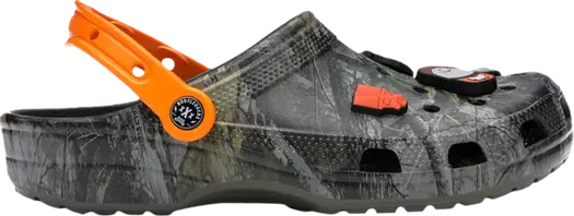 Кроссовки Luke Combs x Classic Clog Realtree Camo, зеленый