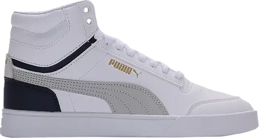 Кроссовки Puma Shuffle Mid White Grey Peacoat, белый