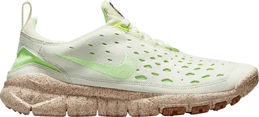 Кроссовки Nike Free Run Trail 'Happy Pineapple', зеленый
