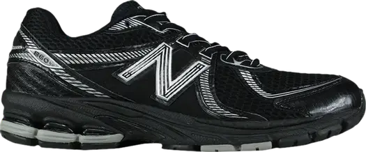 Кроссовки New Balance 860v2 'Black Grey', черный