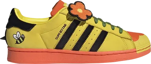 Кроссовки Adidas Melting Sadness x Superstar 'Bee with You Pack - Yellow', желтый