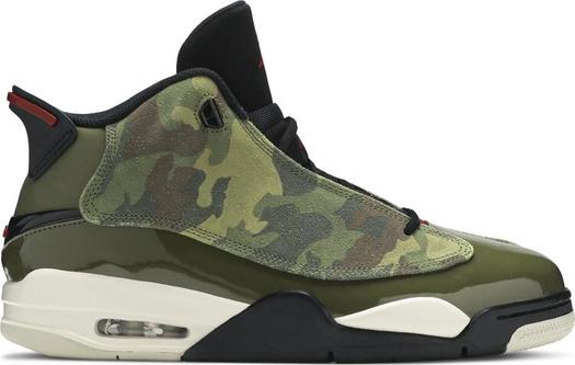 Кроссовки Jordan Dub Zero Olive Camo, зеленый