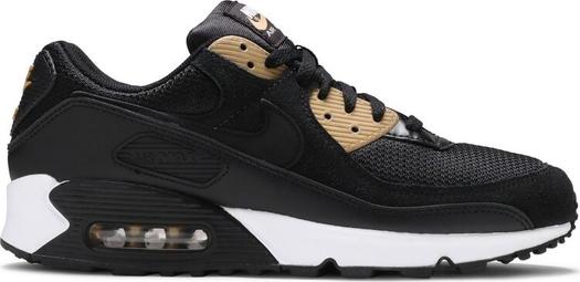 Кроссовки Nike Air Max 90 'Black Metallic Gold', черный