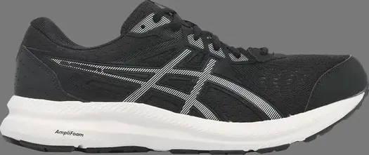 Кроссовки gel contend 8 4e wide 'black white' Asics, черный