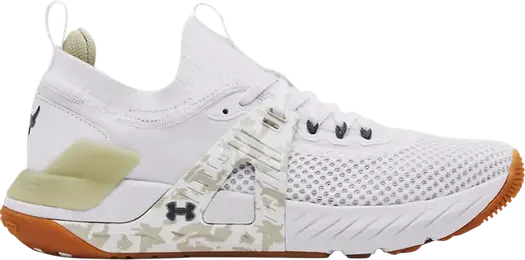 Кроссовки Under Armour Project Rock 4 Camo - White Pitch Grey, белый