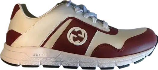 Кроссовки Gucci GG Low Red White, красные