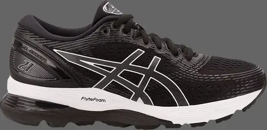 Кроссовки wmns gel nimbus 21 'black grey' Asics, черный