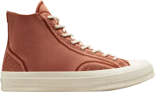 Кроссовки Converse Renew Chuck 70 Knit High Healing Clay, оранжевый
