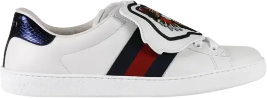 Кроссовки Gucci Ace Low Tiger Patch, белые