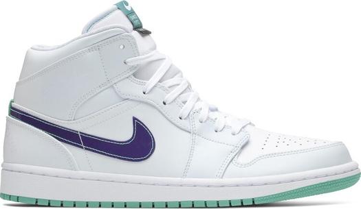 Кроссовки Luka Doncic x Air Jordan 1 Mid SE Pregame Pack - Mindfulness, белый