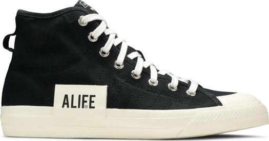 Кроссовки Adidas ALIFE x Nizza High 'Black', черный