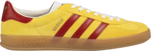 Кроссовки Adidas Adidas x Gucci Gazelle 'Yellow Velvet', желтый