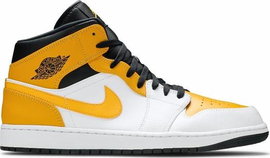 Кроссовки Air Jordan 1 Mid University Gold, золотой