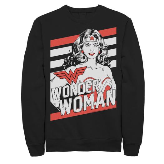 Мужской свитшот с логотипом Wonder Woman Portrait DC Comics