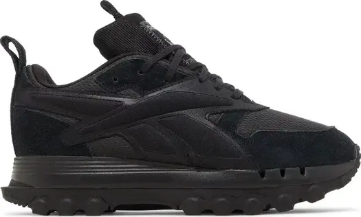 Кроссовки cardi b x wmns classic leather v2 'core black' Reebok, черный