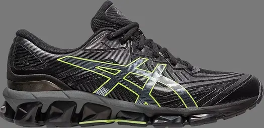 Кроссовки gel quantum 360 7 'black neon lime' Asics, черный