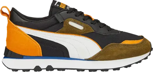 Кроссовки Puma Rider FV Future Vintage - Black Orange Brick, черный