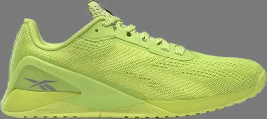 Кроссовки wmns nano x1 'acid yellow' Reebok, желтый