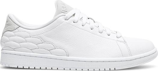 Кроссовки Air Jordan 1 Centre Court White on White, белый