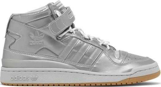 Кроссовки Adidas Ivy Park x Forum Mid 'Icy Park - Silver Metallic', серебряный