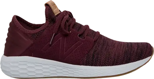 Кроссовки New Balance Fresh Foam Cruz v2 Knit 'Burgundy Black', красный