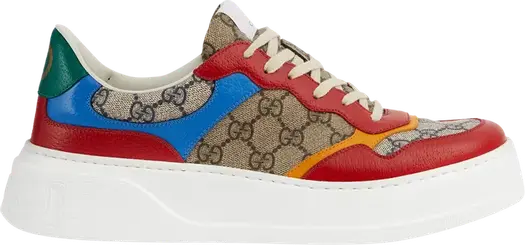 Кроссовки Gucci GG Sneaker Beige Red Blue, бежевый