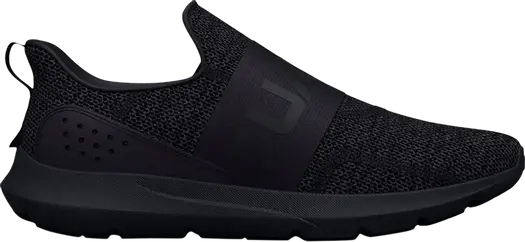 Кроссовки Under Armour Surge 3 Slip Triple Black, черный